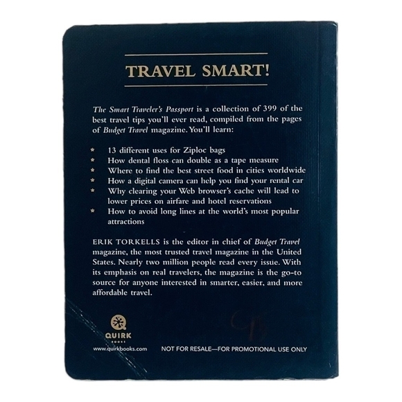 Traveling Guide The Smart Traveler's Passport 399 Tips from Seasoned Travelers - Picture 2 of 2